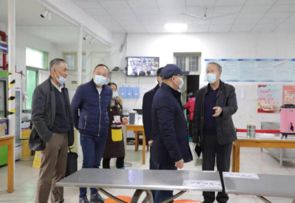 洪山区领导干部莅临冰球官网开展联系“七个一”重点工作 洪山区领导干部莅临冰球官网开展联系“七个一”重点工作